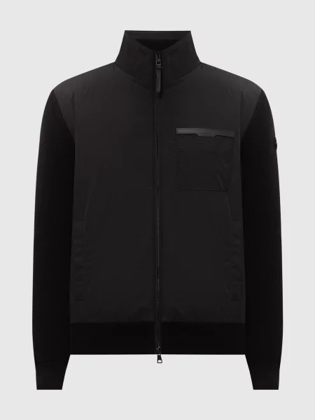 Комбінована куртка Moncler чорна