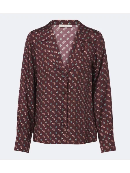 Bluză Dôen de mătase cu model paisley