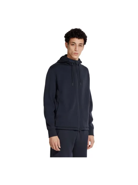 Bluza rozpinana Zegna niebieska