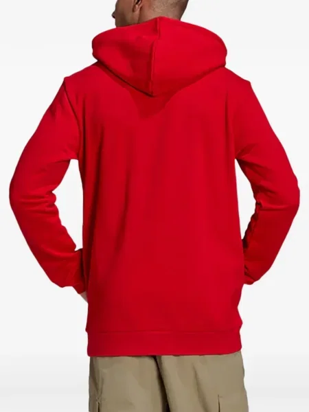 Șapcă Adidas cu dungi cu broderie de catifea alb