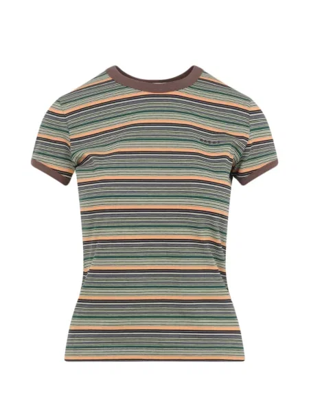 Tricou Marni cu broderie verde