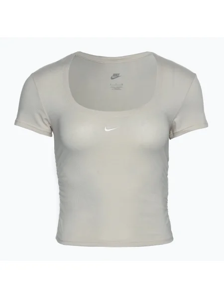 Tricou pentru femei Nike Sportswear Chill Knit light orewood brown/sail maro