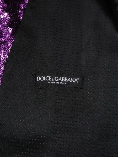 Vestă Dolce & Gabbana cu paiete violet