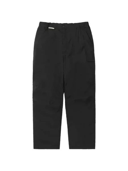 Pantaloni This Is Never That cu autograf negru
