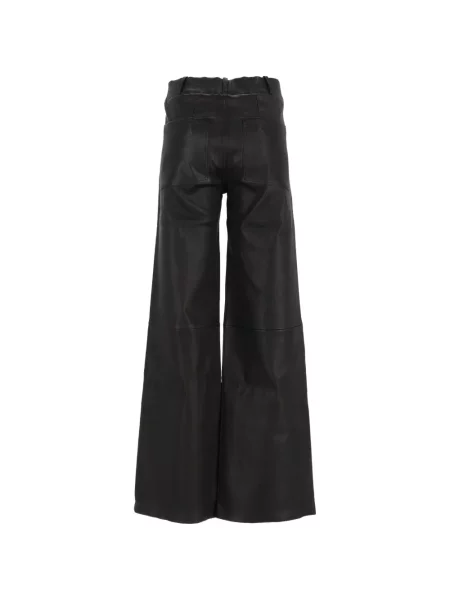 Pantaloni Arma din piele negru