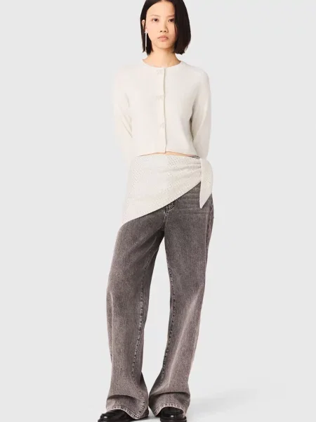 Вовняний кардиган Maje білий