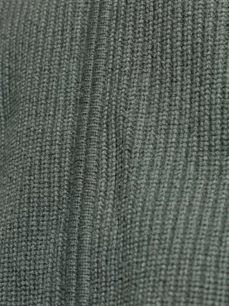 Hanorac cu glugă Samsøe Samsøe tricotate verde