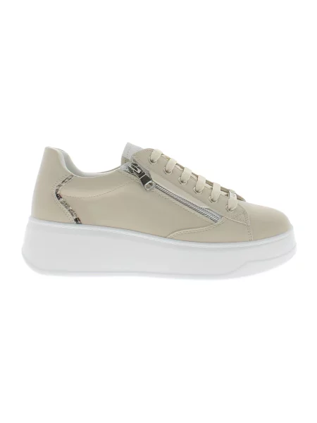 Sneakersy Armata Di Mare skórzane beżowe