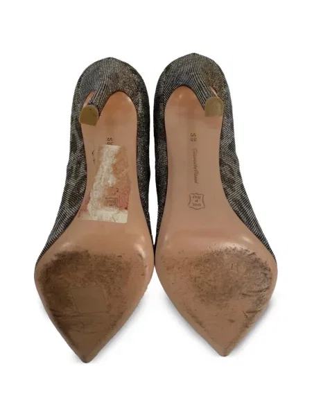 Pantofi cu toc Gianvito Rossi gri