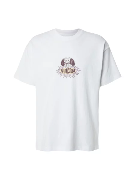 Volcom Tricou SUNSTER verde deschis / mov vânătă / roz deschis alb