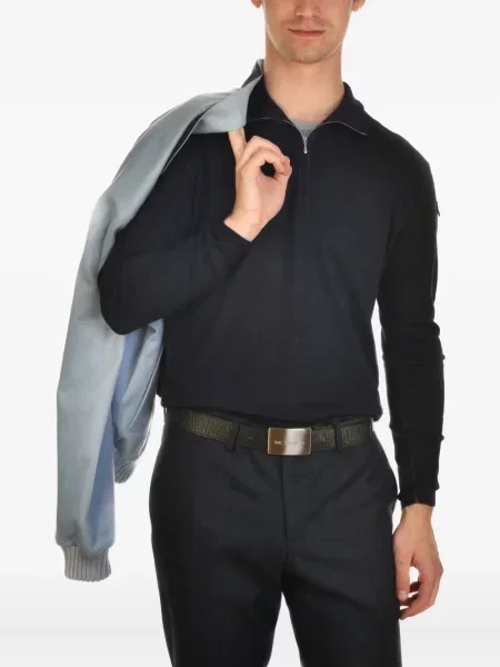 Geacă Kiton din cașmir albastru