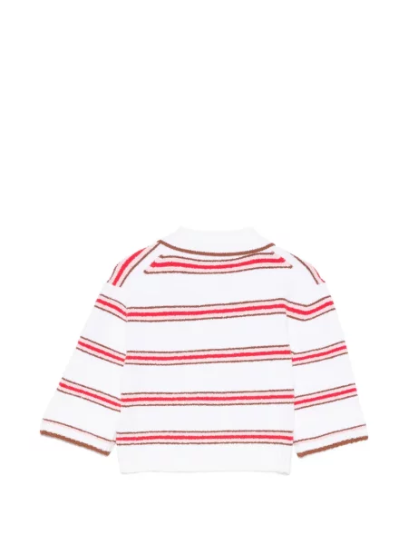Top Amiri cu broderie alb
