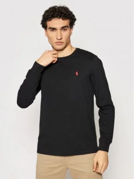 Tricou mânecă lungă Polo Ralph Lauren negru