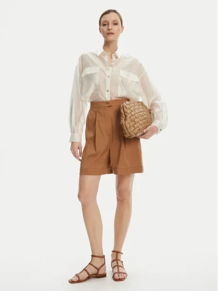 Max Mara Beachwear Бермуди Sultano Кафяв бежово