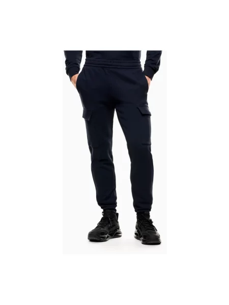 Spodnie dresowe Emporio Armani Ea7 niebieskie