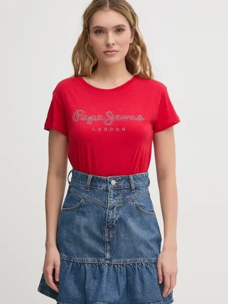 Тениска Pepe Jeans RYLEIGH червено