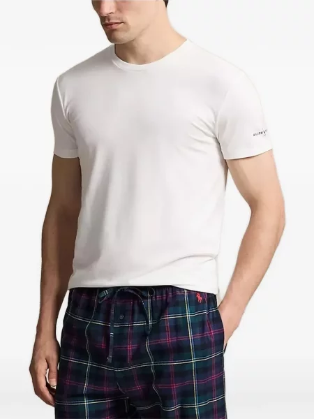 Scurt tricou polo Polo Ralph Lauren cu imagine de lână albastru