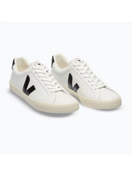 Încălțăminte pentru femei VEJA Esplar Logo Leather extra white/black alb