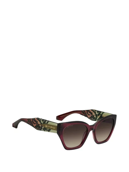 Ochelari de soare Etro cu imagine cu model paisley violet