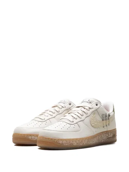 Fotbal sneakerși Nike Air Force 1 nurcă cu model floral alb