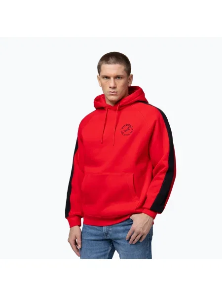 Hanorac pentru bărbați Pitbull San Diego Ca Hooded red roșu