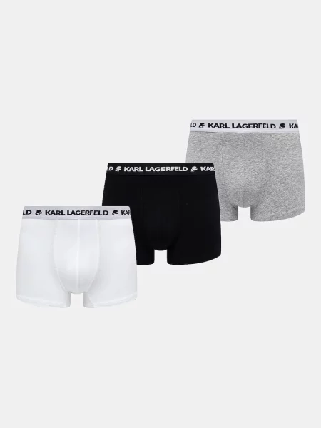 Bokserki KARL LAGERFELD Logo Trunk 3 pary multicolor