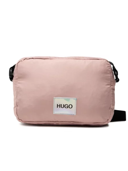 Kompaktowa torebka crossbody Hugo Boss różowa