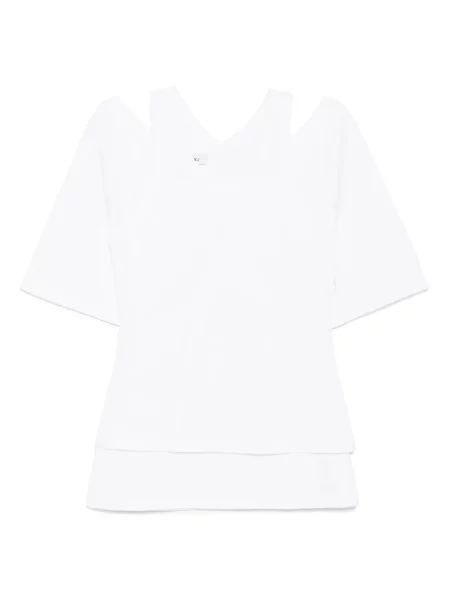 Krótki top Goen.j biały