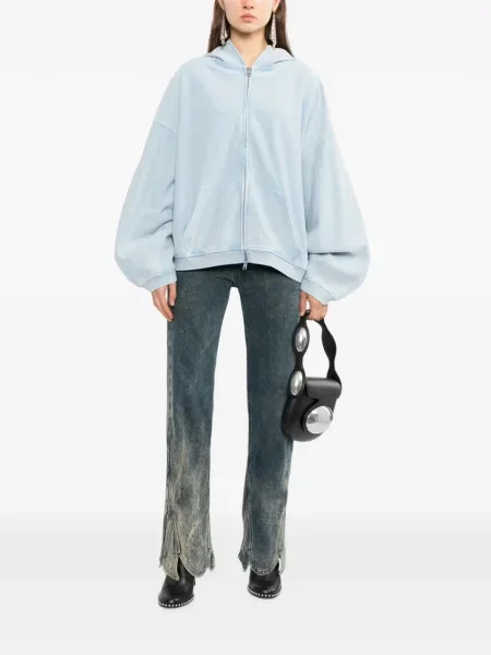 Hanorac cu glugă Alexander Wang albastru