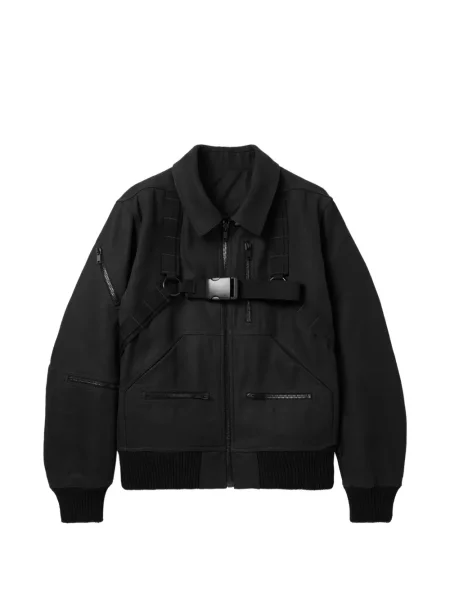 Geacă bomber Rick Owens cu cataramă negru