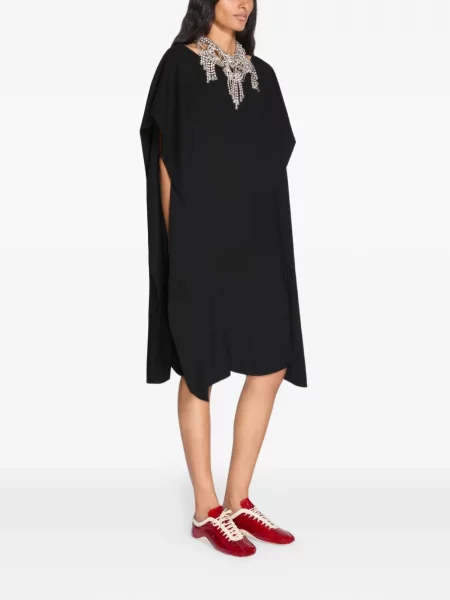 Sukienka oversize Dries Van Noten czarna