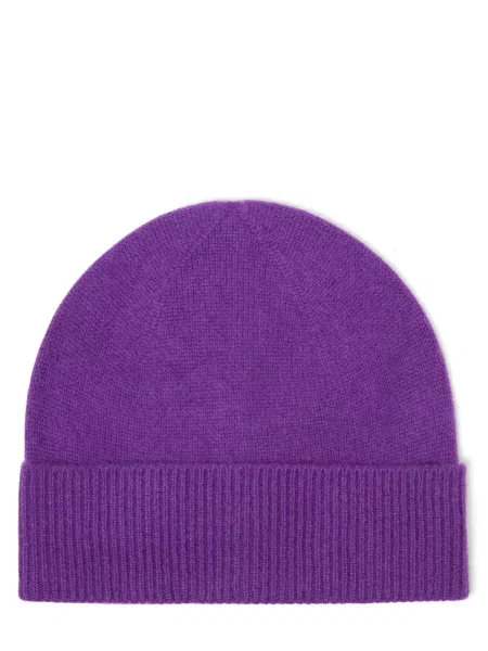 Marie Lund Czapka Kobiety Kaszmir lila ONE SIZE