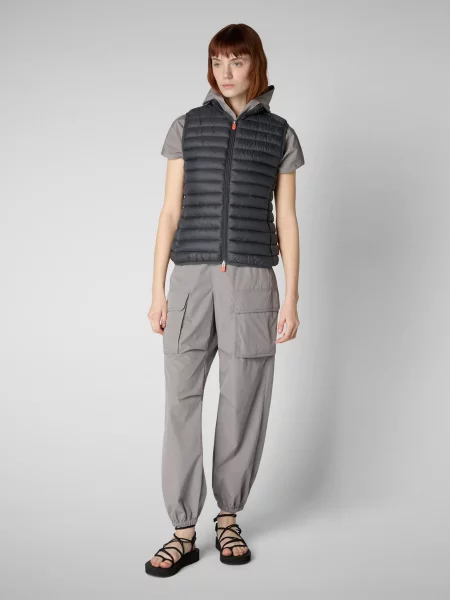 Утепленный жилет Save The Duck серый