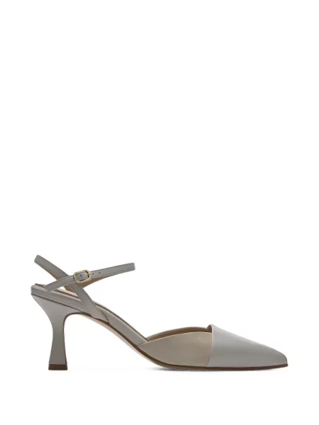 Pantofi cu toc Lottusse din piele slingback roz
