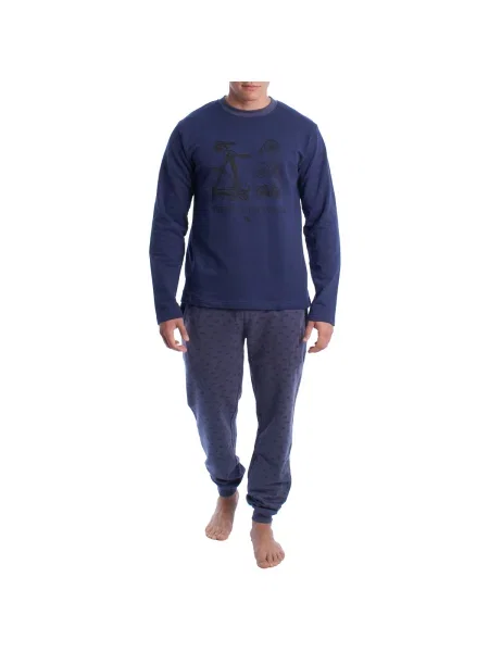 Pijamale Kisses&love albastru