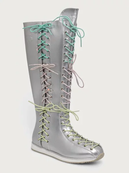 Koi Footwear Numinous Lace Up Charm Long Boots cizme pentru femei