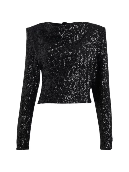 Top Balmain cu funde negru