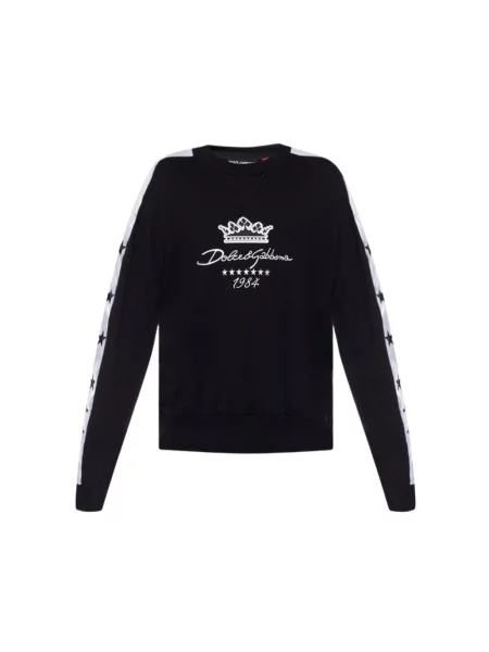 Bluza Dolce And Gabbana z logo czarna