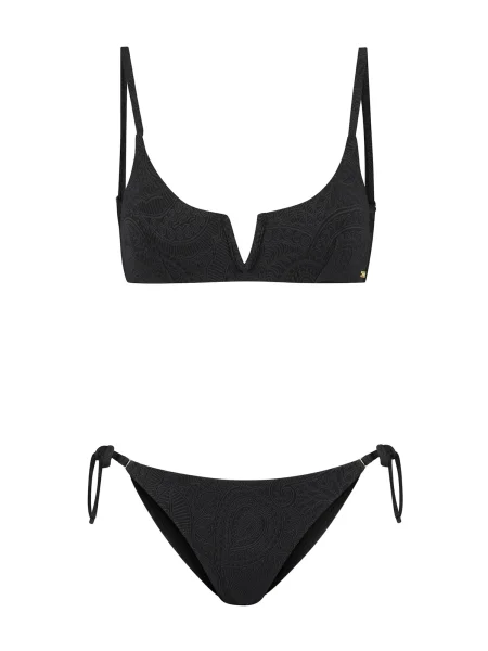 Shiwi Costum de baie două piese Leah Scoop' negru