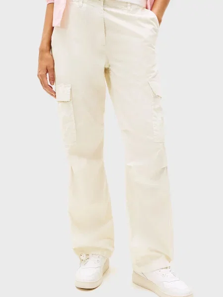 Брюки карго Tommy Jeans белые