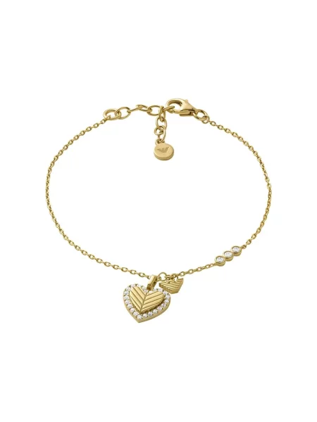 Сребърна гривна Emporio Armani SENTIMENTAL дамска