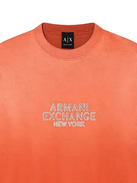 Scurt hanorac Armani Exchange portocaliu