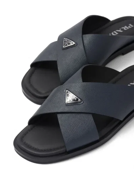 Sandale Prada din piele albastru