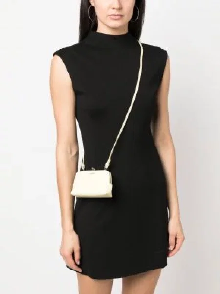 Geantă Jil Sander din piele galben