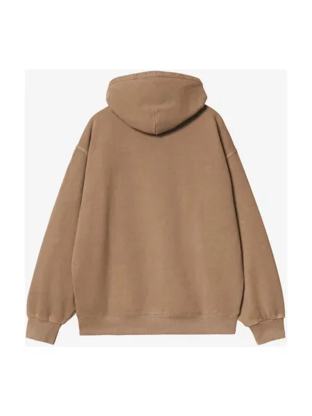 Bluza z kapturem Carhartt Wip brązowa