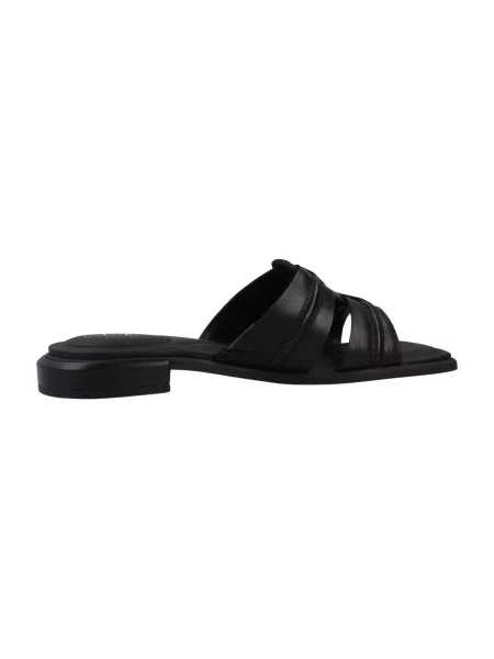 Papuci tip mules Clarks negru