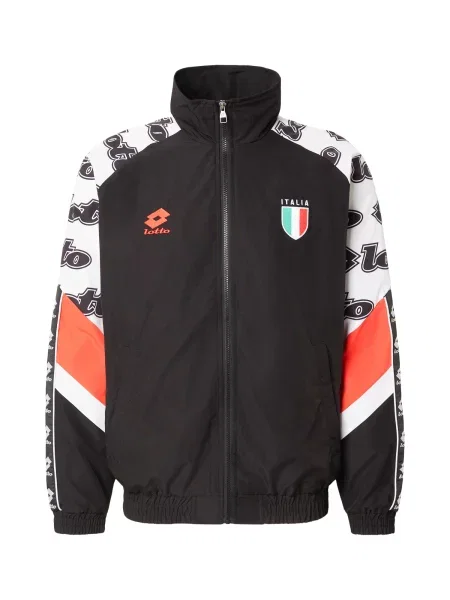 LOTTO Tréningová bunda oranžová / čierna biela