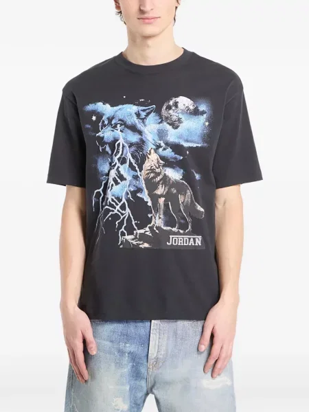 Tricou Jordan cu imagine negru