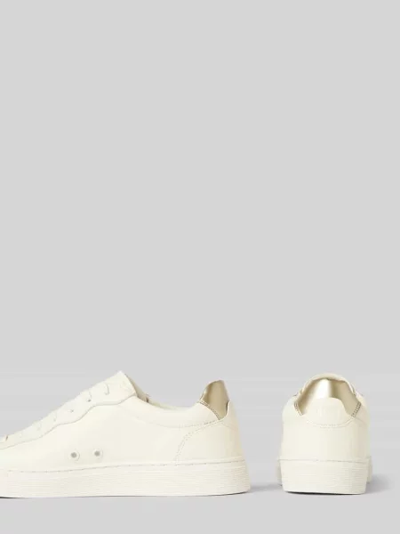 Sneakersy z nadrukiem z logo Model RHYS_TENN_FLMT' Boss białe