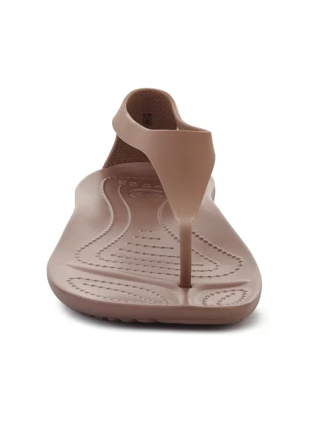 Sandále Crocs hnedá